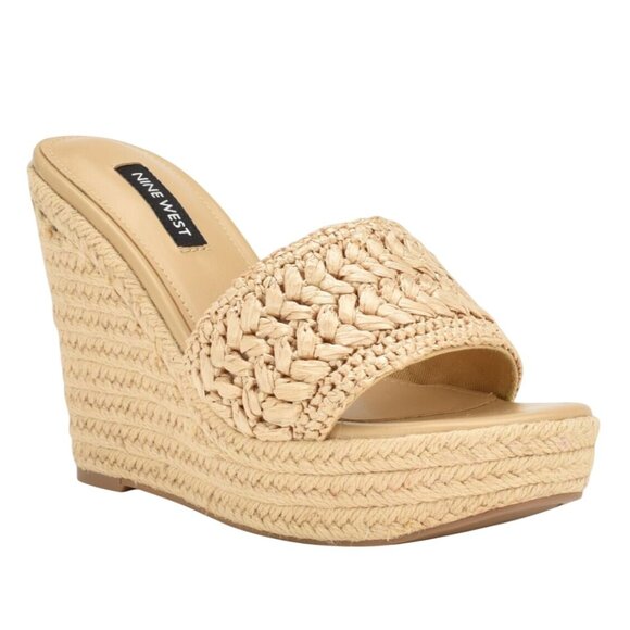 Nine West Women's Holand Casual Espadrille Wedge Sandals - Picture 1 of 5